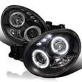 thumbnail image 1 of Spec-D Tuning LED Dual Halo Projector Headlights Black Compatible with 2002-2003 Subaru Impreza, Left + Right Pair Headlamps Assembly, 1 of 7