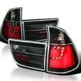 thumbnail image 1 of Spec-D Tuning LED Rear Brake Lamps Parking Jet Black Tail Trunk Lights Compatible with 2000-2006 BMW X5 E53 Left + Right Pair Assembly, 1 of 7