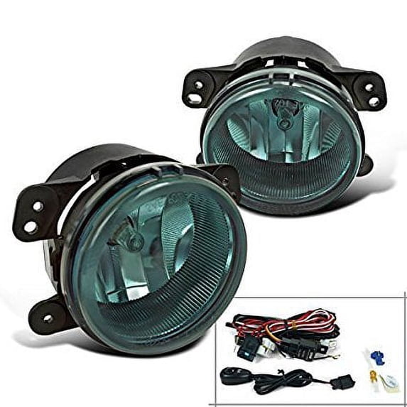Spec-D Tuning LF-CHG11GOEM-APC Charger Journey Grand Cherokee Wrangler Smoke Fog Lights+Switch
