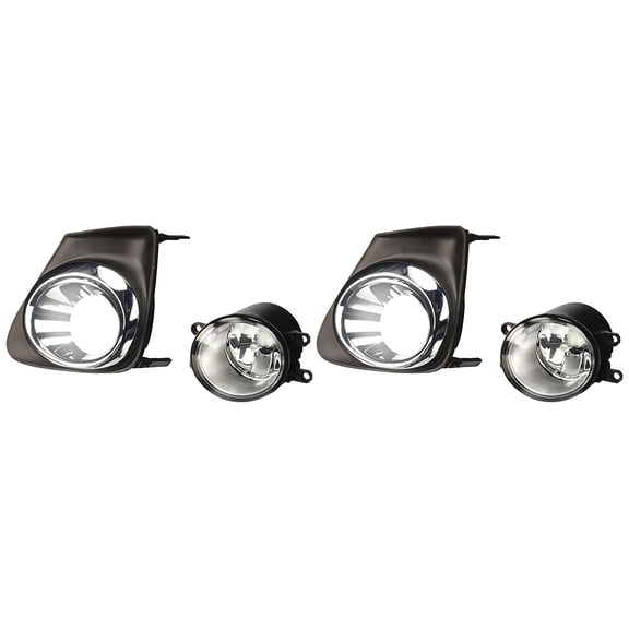 Spec-D Tuning LF-COR11OEM Toyota Corolla Ce Le S Clear Fog Lights Lamps, Switch, Harness