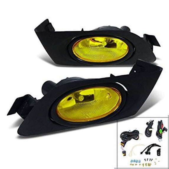 Spec-D Tuning LF-CV01AMOEM-RS Amber/ Yellow Civic 2Dr 4Dr Driving Lights Fog Lamps+Switch & Bulbs Set