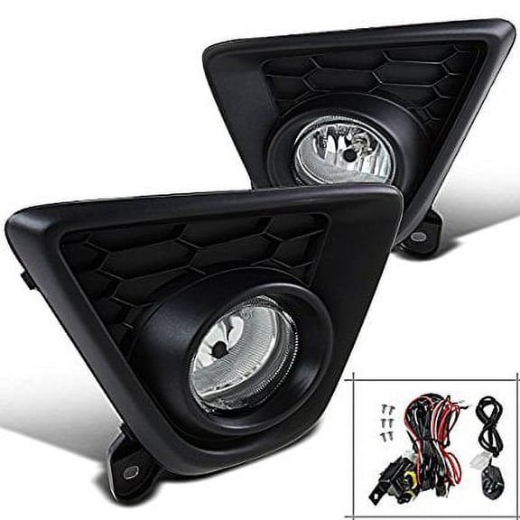 Spec-D Tuning LF-CV99OEM-WJ Honda Civic 2 3 4 Door Ex Dx Lx Clear Fog Lights Lamps, Switch