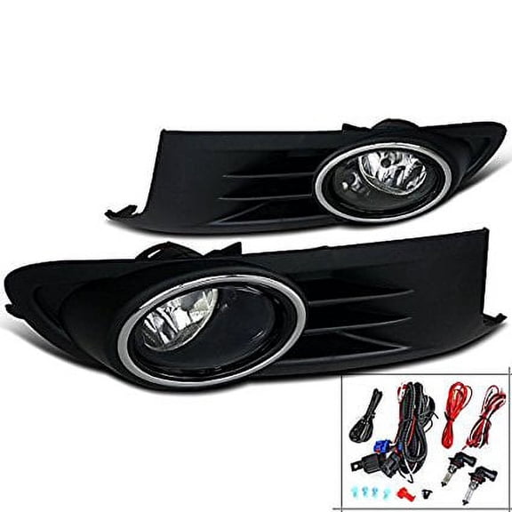 Spec-D Tuning LF-GLF10COEM-KP Fit VW Golf Jetta MK6 Chrome Bumper Driving Fog Lighs+Bulbs+Switch