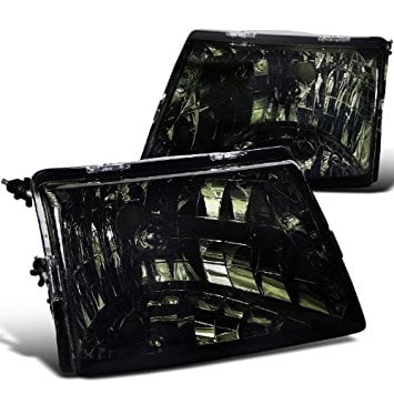 Spec-D Tuning LH-RAN98G-ABM Euro Smoke Ford Ranger Diamond Headlights Lh+Rh