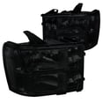 thumbnail image 1 of Spec-D Tuning Smoke Lens Headlights for 2007-2013 GMC Sierra Pickup Head Light Assembly Left + Right Pair, 1 of 7