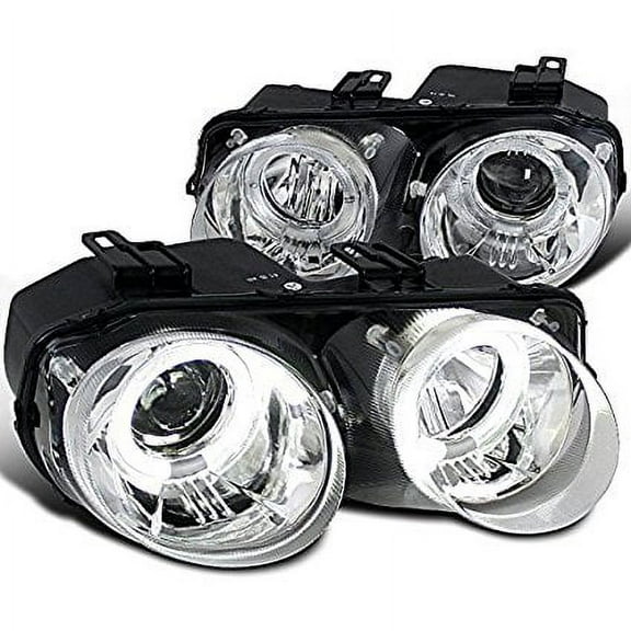 Spec-D Tuning LHP-INT98-WJ Acura Integra Rs Gs Ls Chrome Halo Projector Headligths Lamps