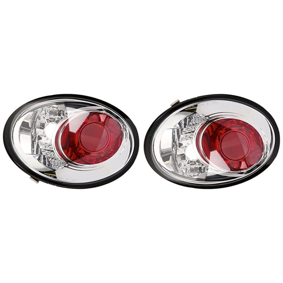 Spec-D Tuning LT-BEE98-APC Euro Chrome Altezza Tail Lights Rh+Lh For Volkswagen Beetle