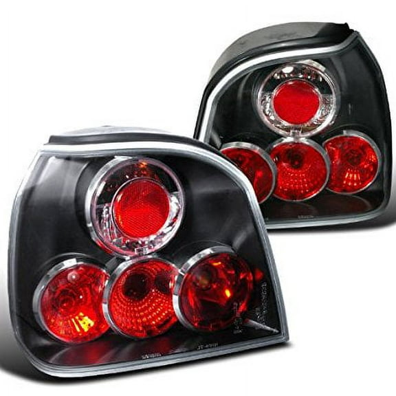 Spec-D Tuning LT-GLF93JM-TM Volkswagon Golf Gl Cl Hatchback Mk3 Black Altezza Tail Lights