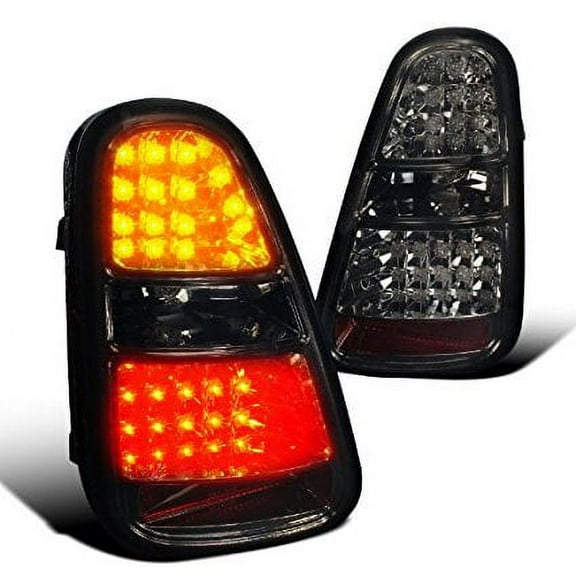 Spec-D Tuning LT-MINI06GLED-TM Mini Cooper S Smoke Led Tail Lights Brake Reverse Signal Lamp