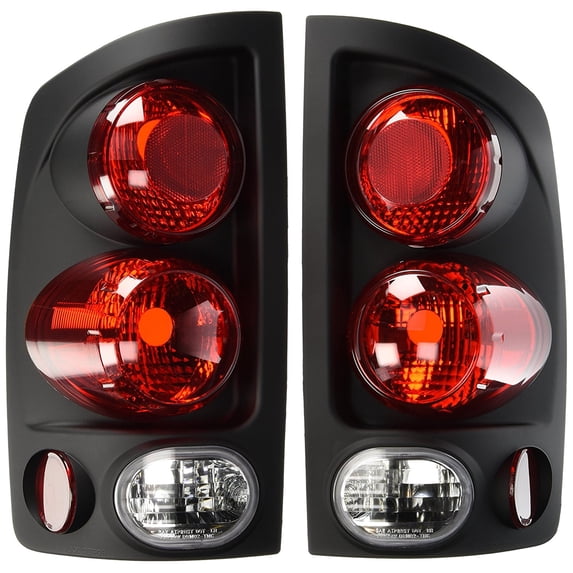 Spec-D Tuning LT-RAM023DJM-TM Dodge Ram 1500 2500 3500 3D Sytle Black Tail Lights