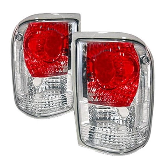 Spec-D Tuning LT-RAN93-KS Altezza Tail Lights for 93 to 97 Ford Ranger- Chrome - 12 x 16 x 18 in.