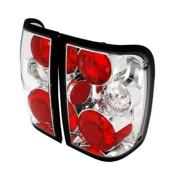 Spec-D Tuning LT-RAN93-TM Ford Ranger Xl Xlt Stx Chrome Housing Altezza Tail Lights