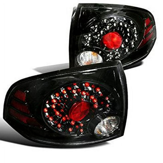 Spec-D Tuning LT-SEN04JMLED-DP Nissan Sentra Se-R Spec V Base S Black Housing Led Style Tail Lights Lamps