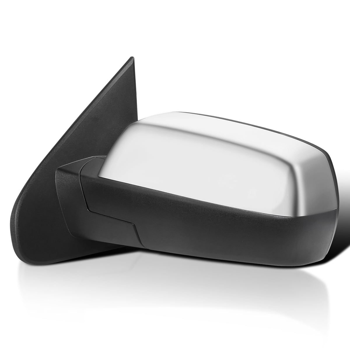 Spec-D Tuning Left Driver Side Chrome Power Heated Mirror w/ Puddle Light Compatible with 2014-2018 Chevy Silverado, GMC Sierra