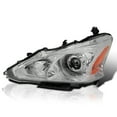 thumbnail image 1 of Spec-D Tuning Left Driver Side Chrome Projector Headlight Compatible with 2013-2015 Nissan Altima Sedan, Headlamp Assembly, 1 of 5