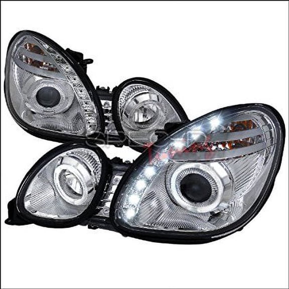 Spec-D Tuning Lexus GS 300 (Non-Factory Xenon Models) 1998 1999 2000 2001 2002 2003 2004 2005 Halo Projector Headlights - Chrome