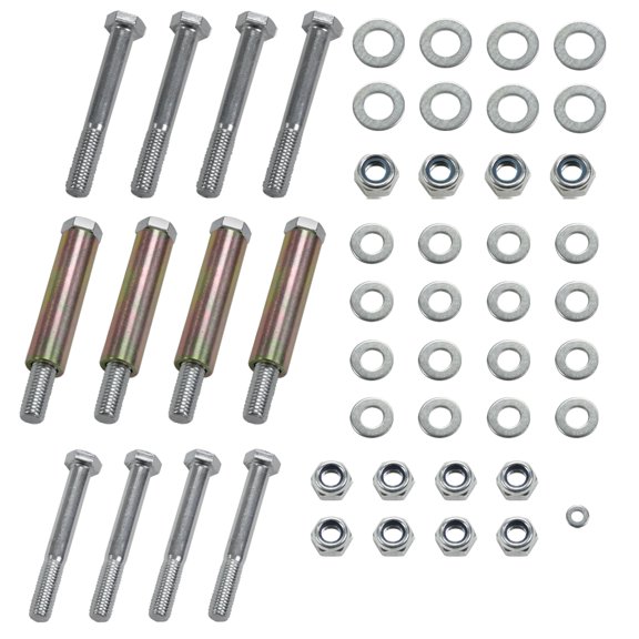 Spec-D Tuning Rear Lower Control Arm Mounting Screws & Bolts Hardware Kit Compatible with 1979-2004 Ford Mustang