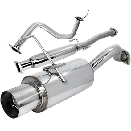 Spec-D Tuning MFCAT2-CV963 Honda Civic 3Dr Hatchback N1 Catback Exhaust Muffler System