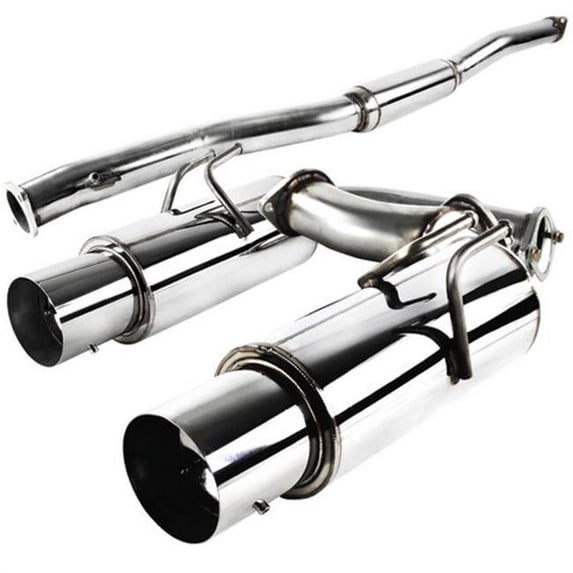 Spec-D Tuning MFCAT3-LAN08 Catback Exhaust System for 08 to 11 Mitsubishi Lancer, 10 x 16 x 65 in.