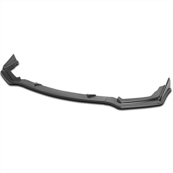 Spec-D Tuning Matte Black Front Bumper Lip Spoiler Splitter Body Kit 3PC Compatible with 2014-2017 Infiniti Q50 Sport