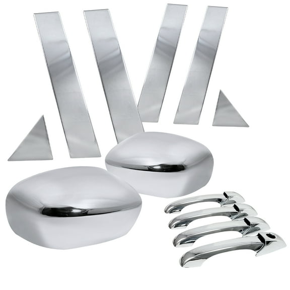 Spec-D Tuning Mirror Cover + Door Handle Cover + Pillar Trims for 2005-2010 Chrysler 300 Magnum