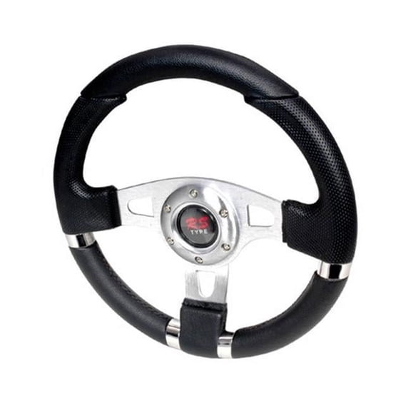Spec-D Tuning Momo Net Style Steering Wheel for All- 4 x 13 x 13 in.