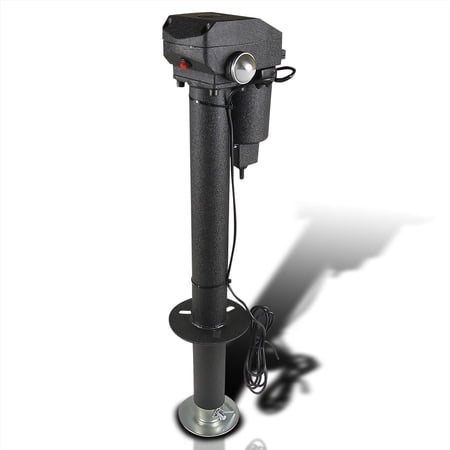 Spec-D Tuning Power Tongue Jack Electric Trailer Jack 3500lbs For Camper RV Boat Cargo Trailer 12V Adjustable Extend