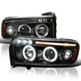 thumbnail image 1 of Spec-D Tuning Projector Headlights Black Compatible with 1994-2001 Dodge Ram 1500/2500/3500, Left + Right Pair Headlamps Assembly, 1 of 5