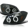 thumbnail image 1 of Spec-D Tuning Projector LED Headlights Black Compatible with 2005-2010 Chevy Cobalt, 2007-2009 Pontiac G5, 2005-2006 Pontiac Pursuit, Left + Right Pair Headlamps Assembly, 1 of 5