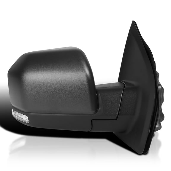 Spec-D Tuning Black Power Heated+LED Signal Right Passenger Side Mirror Compatible with 2015-2020 Ford F150