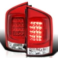 thumbnail image 1 of Spec-D Tuning Red Clear LED Tail Lights Compatible with 2005-2015 Nissan Armada, Left + Right Pair Assembly, 1 of 6