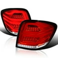 thumbnail image 1 of Spec-D Tuning Red LED Bar Tail Lights Compatible with 2006-2011 Mercedes-Benz W164 ML-Class, Left + Right Pair Assembly, 1 of 6