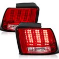 thumbnail image 1 of Spec-D Tuning Red Sequential LED Tail Lights Compatible with 1999-2004 Ford Mustang, Left + Right Pair Assembly, 1 of 7