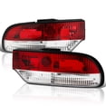 thumbnail image 1 of Spec-D Tuning Red Tail Lights Compatible with 1989-1994 Nissan 240SX S13 Hatchback, Left + Right Pair Assembly, 1 of 7