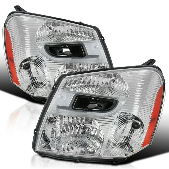 Spec-D Tuning Replacement Headlights Compatible with 2005-2009 Chevy Chevrolet Equinox L+R Pair Head Light Lamp Assembly