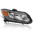 thumbnail image 1 of Spec-D Tuning Right Passenger Side Black Headlight Compatible with 2012-2015 Honda Civic Sedan, 2012-2013 Civic Coupe Head Light Lamp Assembly, 1 of 6