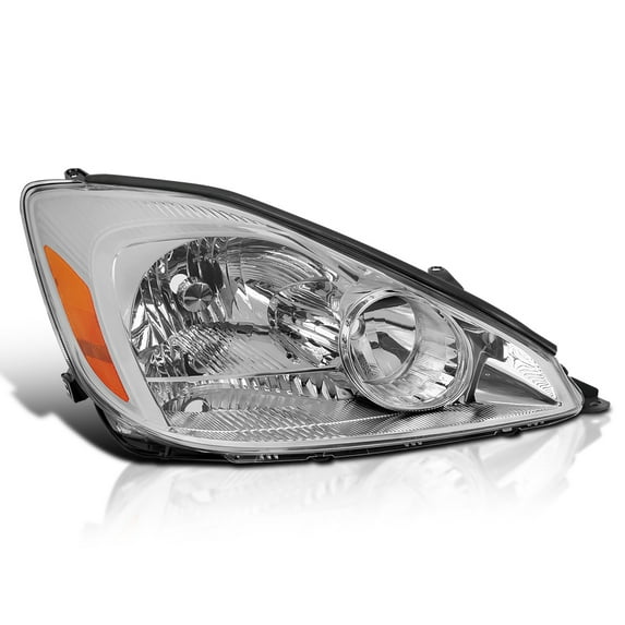 Spec-D Tuning Right Passenger Side Chrome Headlight Compatible with 2004-2005 Toyota Sienna