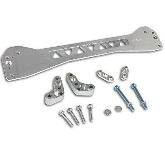 Spec-D Tuning SBS-F-CV96S-SD Honda Civic 2/3/4Door Aluminum Silver Rear Subframe Brace Kit
