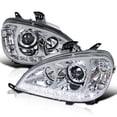 thumbnail image 1 of Spec-D Tuning SMD LED Chrome Projector Headlights Compatible with 1998-2001 Mercedes-Benz W163 ML320 ML430 ML55 ML-Class, Left + Right Pair Headlamps Assembly, 1 of 5