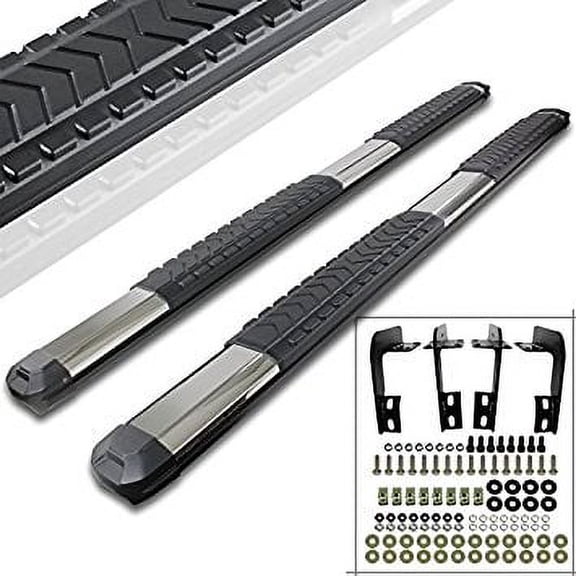 Spec-D Tuning SSB5SB-TUN07DCSS-WB Toyota Tundra Double Cab Pickup 5" Side Step Nerf Bar Running Board