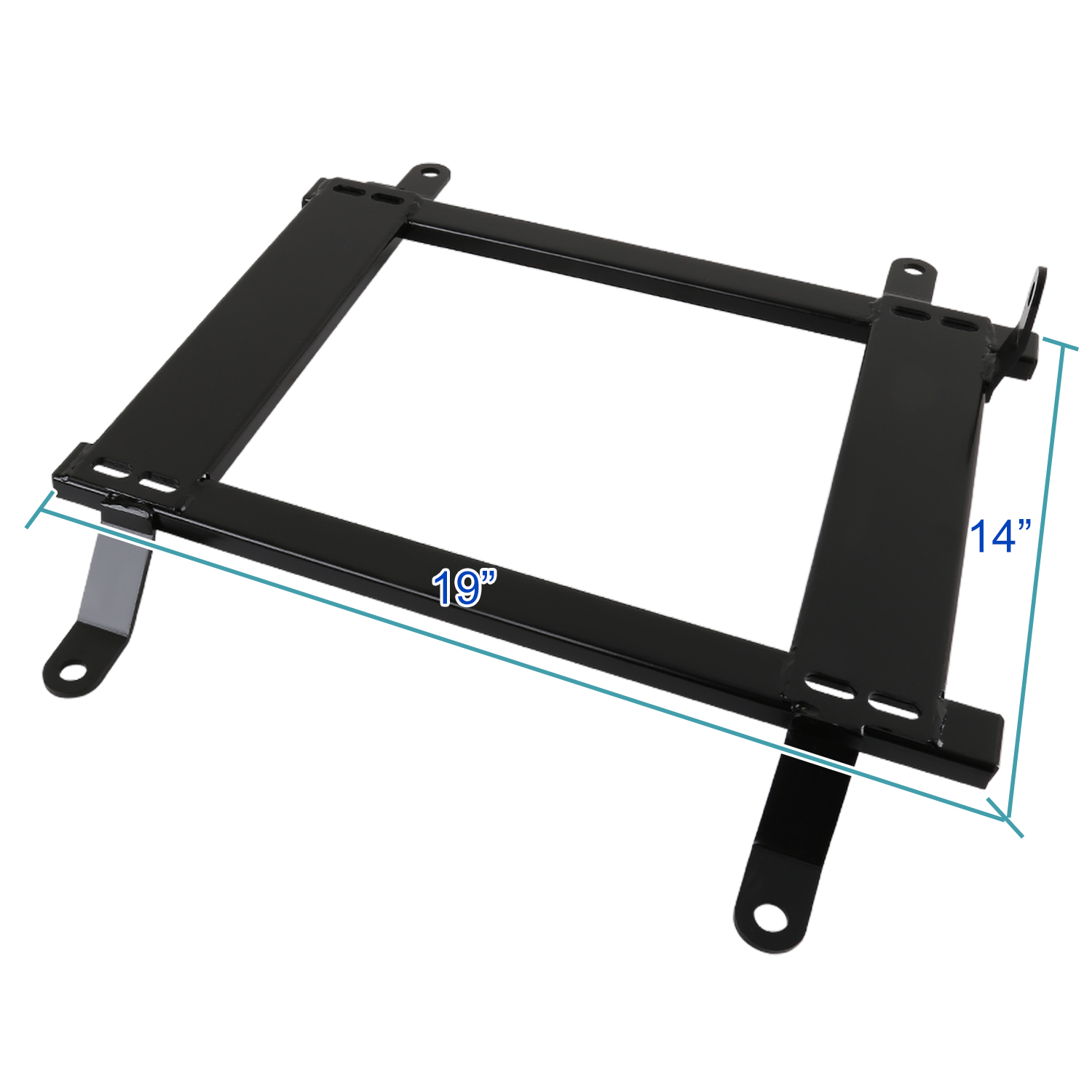 SpecD Tuning Seat Steel Mounting Brackets Rail Track Pair Compatible