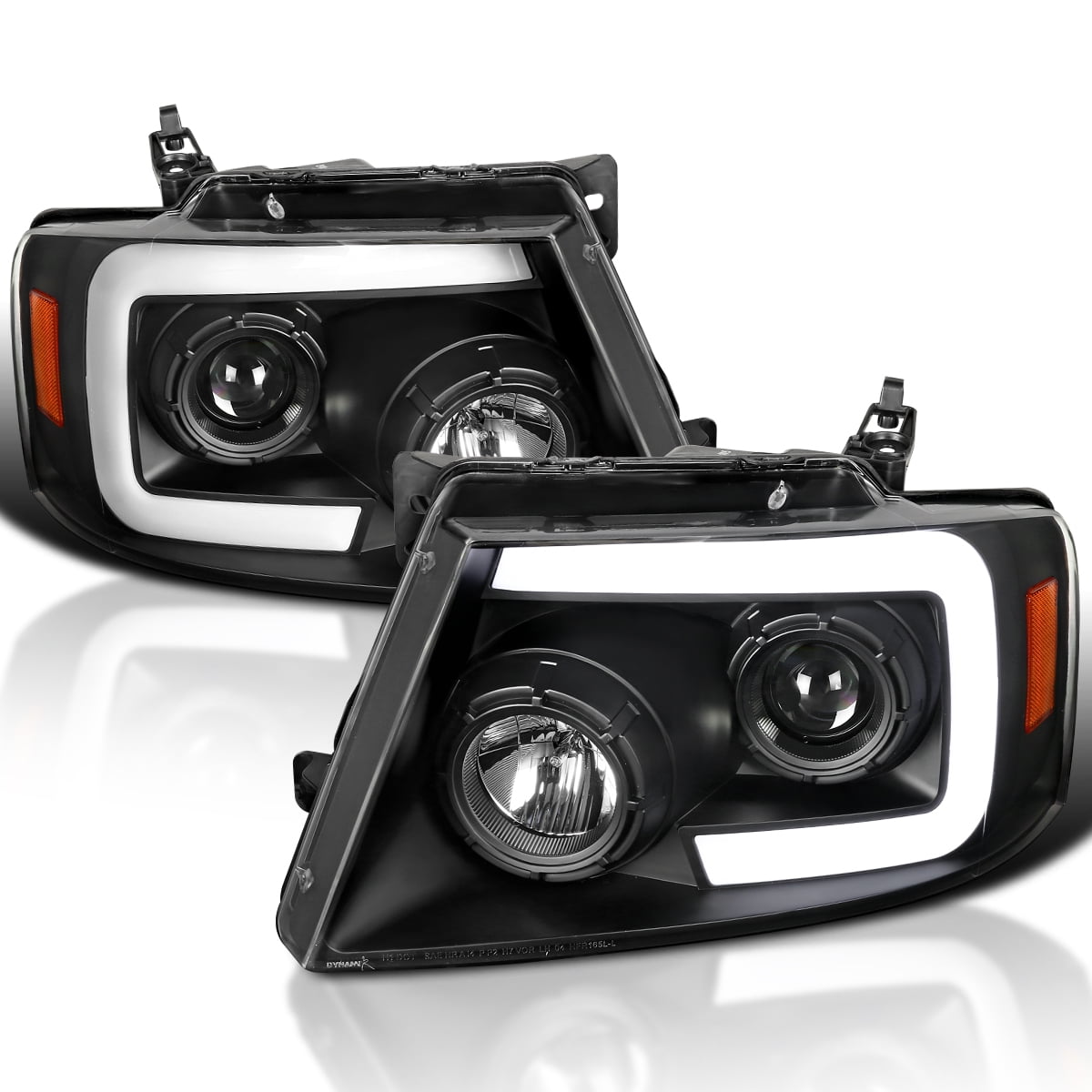 Spec-D Tuning Sequential Signal LED Light Bar Projector Headlights