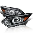 thumbnail image 1 of Spec-D Tuning Shiny Black Headlights Compatible with 2016-2018 Honda HRV HR-V L+R Pair Head Light Lamp Assembly, 1 of 6