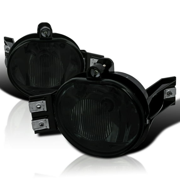 Spec-D Tuning Smoke Driving Fog Lights + Bulbs + Switch Compatible with 2002-2008 Dodge Ram 1500 2500 3500, 2004-2006 Dodge Durango, L+R Pair Assembly