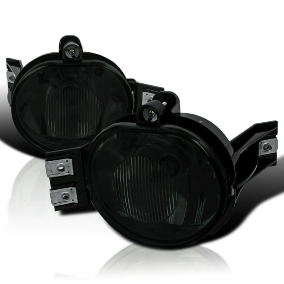 Spec-D Tuning Smoke Driving Fog Lights + Bulbs + Switch Compatible with 2002-2008 Dodge Ram 1500 2500 3500, 2004-2006 Dodge Durango, L+R Pair Assembly