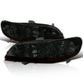 thumbnail image 1 of Spec-D Tuning Smoke Headlights Compatible with 1998-2002 Honda Accord Sedan Coupe L+R Pair Head Light Lamp Assembly, 1 of 6