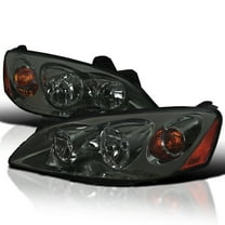 Spec-D Tuning Smoke Headlights Compatible with 2005-2010 Pontiac G6 L R Pair Head Light Lamp Assembly