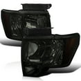 thumbnail image 1 of Spec-D Tuning Smoke Headlights Compatible with 2009-2014 Ford F150 F-150 Truck, L+R Pair Head Lights Lamps Assembly, 1 of 6