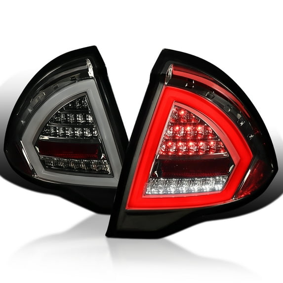 Spec-D Tuning Smoke LED Bar Tail Lights Compatible with 2010-2012 Ford Fusion, Left + Right Pair Assembly