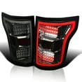 thumbnail image 1 of Spec-D Tuning Smoke LED Bar Tail Lights Compatible with 2015-2017 Ford F-150, Left + Right Pair Assembly, 1 of 8